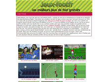 Tablet Screenshot of jeux-foot.fr